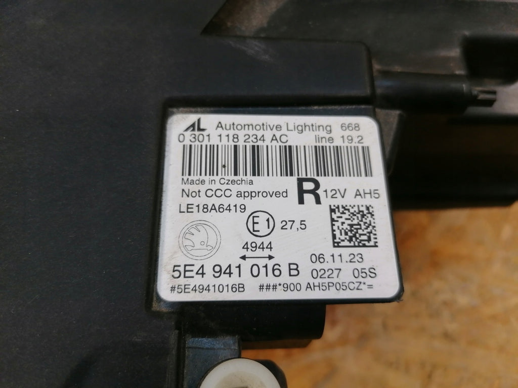 Frontscheinwerfer Skoda Octavia 5e3 I 5E4941016B Full LED Rechts Headlight SCH3753597685nx