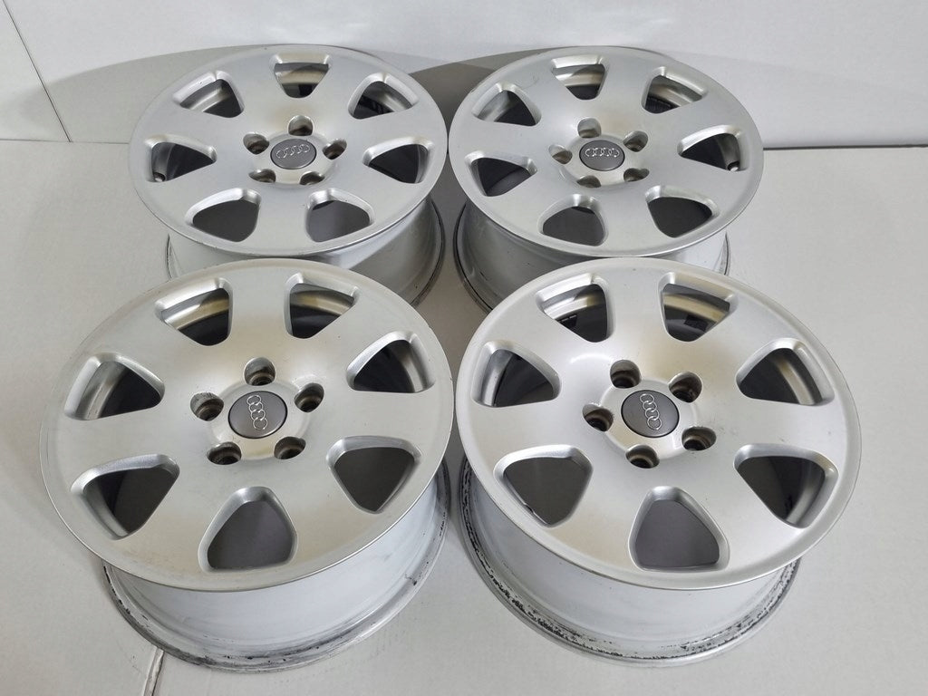 4x Alufelge 15 Zoll 7.0" 5x112 39ET Glanz Silber 8E0601025 Audi Rim Wheel FEL4700186614po