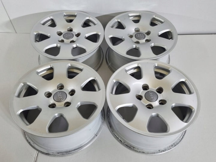 4x Alufelge 15 Zoll 7.0" 5x112 39ET Glanz Silber 8E0601025 Audi Rim Wheel FEL4700186614po