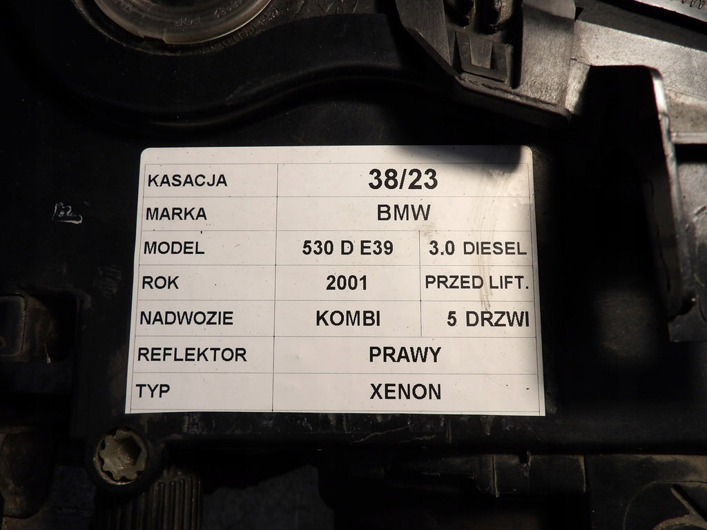 Frontscheinwerfer BMW E39 8159306 Xenon Rechts Scheinwerfer Headlight