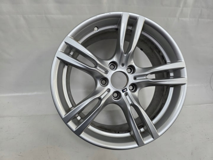 1x Alufelge 18 Zoll 8.5" 5x120 47ET Glanz Silber 7845881 BMW F30 F32 F31 FEL7420151895bg
