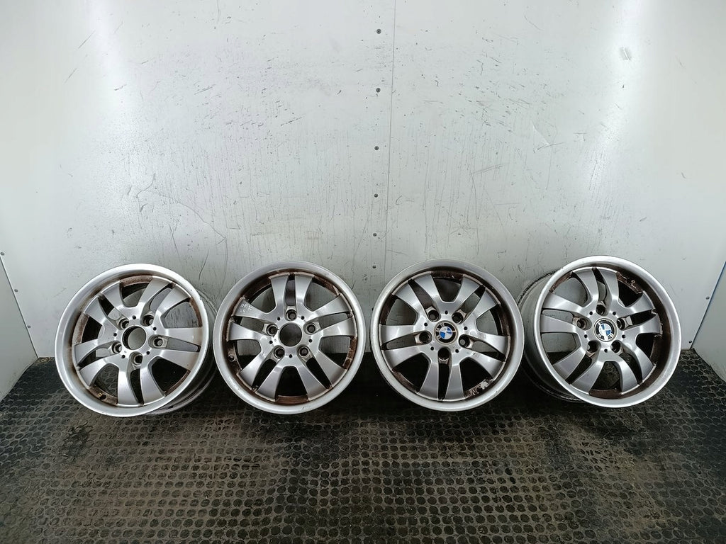 4x Alufelge 16 Zoll 7.0" 5x120 34ET Glanz Silber 6765762 BMW 3 E46 Rim Wheel FEL4054913226ug