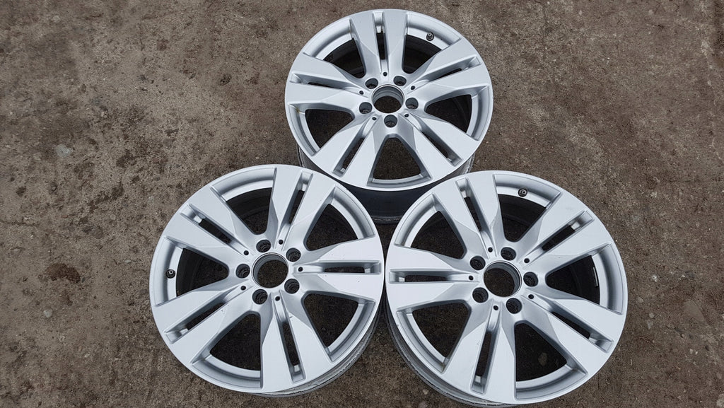 1x Alufelge 17 Zoll 7.5" 5x112 45ET Silber Mercedes-Benz Rim Wheel