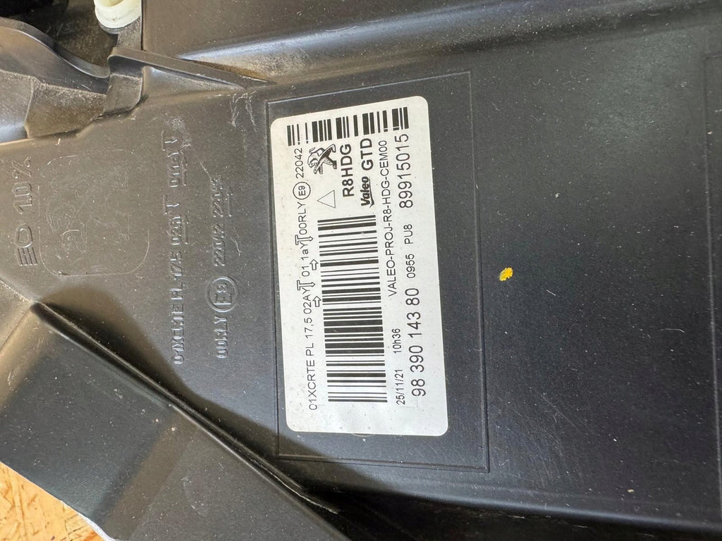 Frontscheinwerfer Peugeot 508 II 9839014380 LED Links Scheinwerfer Headlight SCH3871466711xb