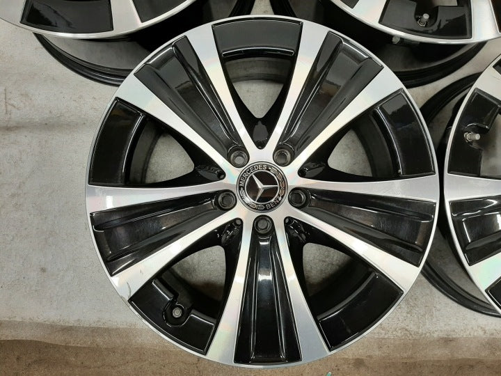 4x Alufelge 18 Zoll 8.0" 5x112 43ET A2134013700 Mercedes-Benz W213 Rim Wheel FEL6124811353zv