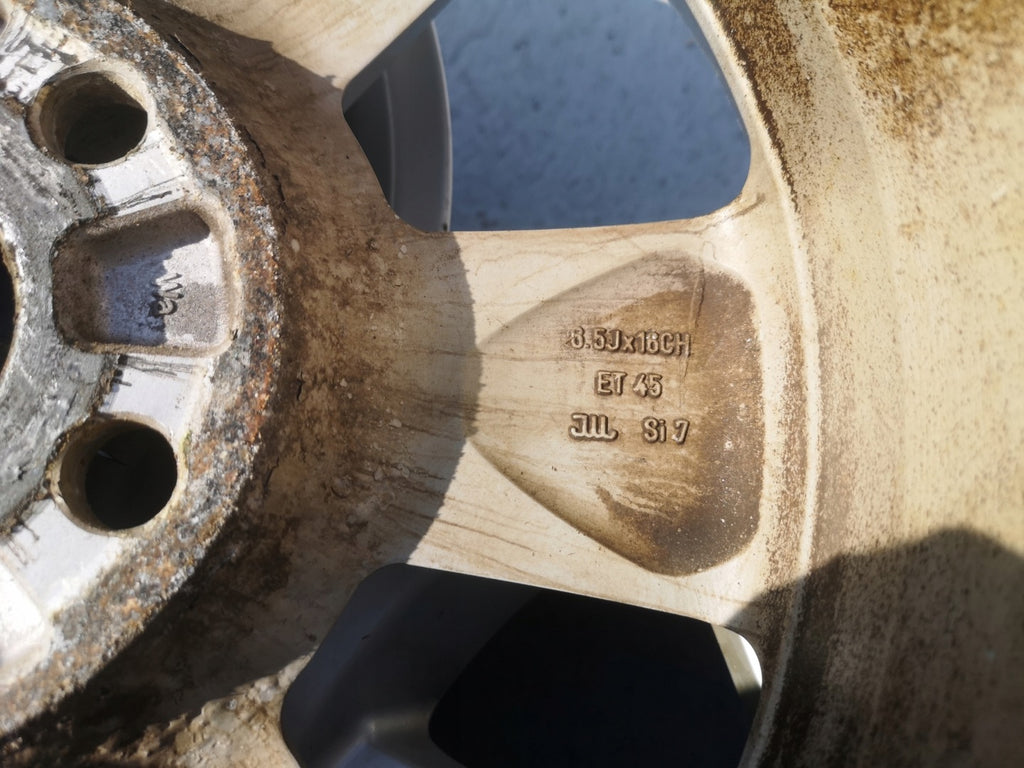 1x Alufelge 16 Zoll 6.5" 5x114.3 45ET Glanz Silber PZ406-X2671-ZC Toyota FEL4789086538ui