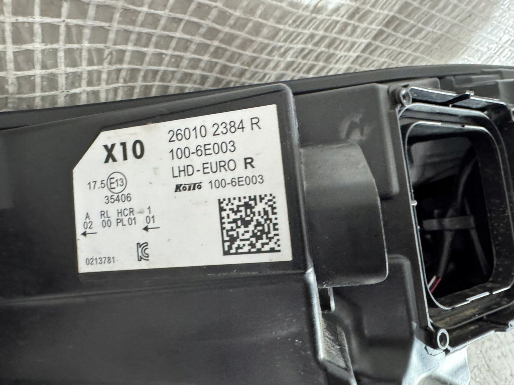 Frontscheinwerfer Renault Zoe 260102384R Full LED Rechts Scheinwerfer Headlight SCH8603205582dq