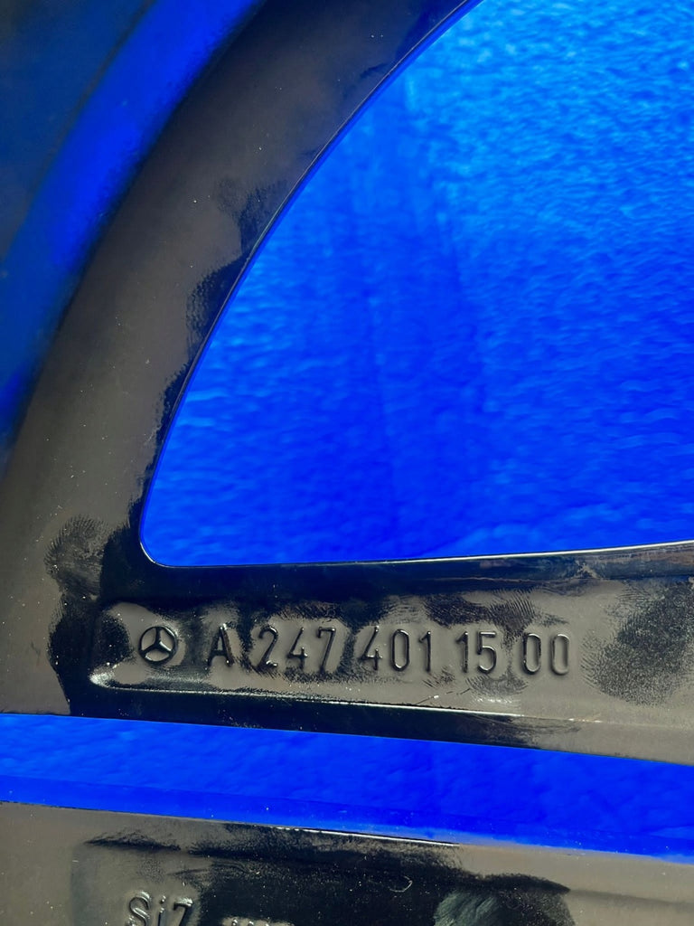 1x Alufelge 19 Zoll 7.5" 5x112 53ET Glanz Schwarz A2474011500 Mercedes-Benz W247 FEL9007398172gd