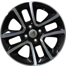 Laden Sie das Bild in den Galerie-Viewer, 1x Alufelge 16 Zoll 7.0&quot; 4x100 37ET Glanz Schwarz 403006930R Renault Rim Wheel