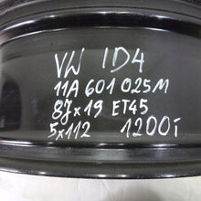 Load image into Gallery viewer, 1x Alufelge 19 Zoll 8.0" 5x112 45ET Glanz Grau 11A601025 Mg Id.4 Rim Wheel FEL1881594713hq