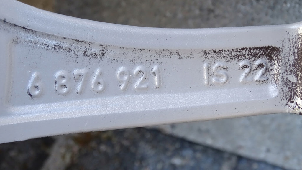 1x Alufelge 16 Zoll 6.5" 5x112 22ET Glanz Silber 6876921 BMW 3 G21 Rim Wheel FEL1166882274zj