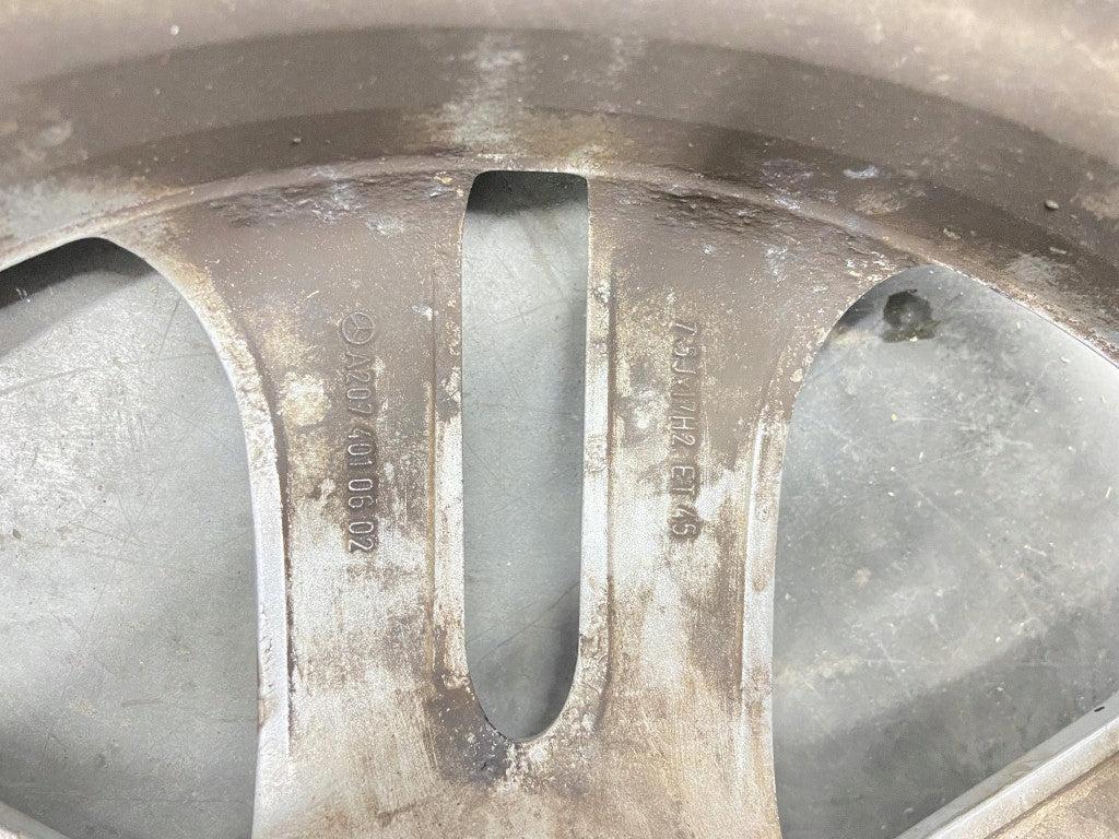 4x Alufelge 17 Zoll 7.5" 5x112 45ET Glanz Silber A2074010602 Mercedes-Benz W204 FEL9535507222ht