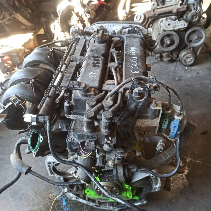 Motor Ford Focus IQDB 1.6 105PS 77kW Benzin Engine Unkomplett MOT3254437986kl