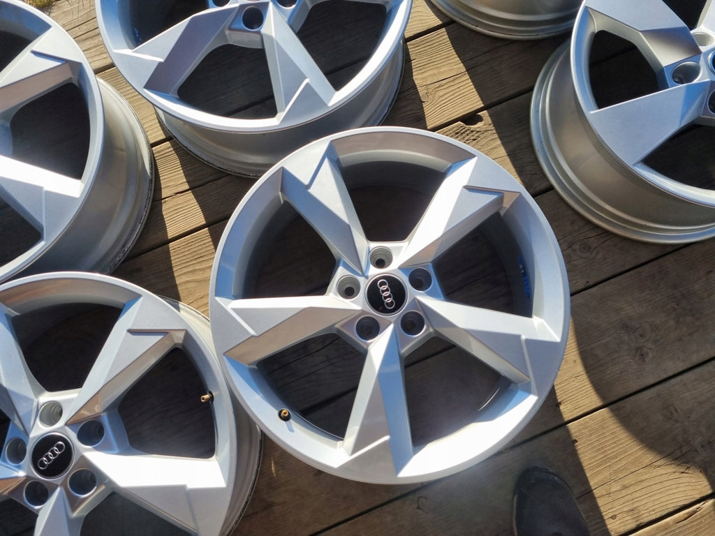 4x Alufelge 19 Zoll 7.0" 5x112 43ET Glanz Silber 83A601025 Audi Super Rim Wheel FEL8985442229nr