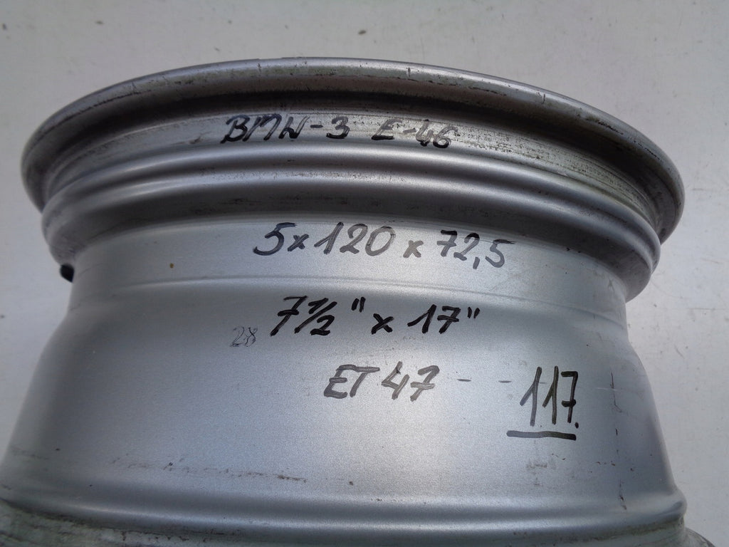 1x Alufelge 17 Zoll 7.5" 5x120 47ET 8036938 Bmw Rim Wheel