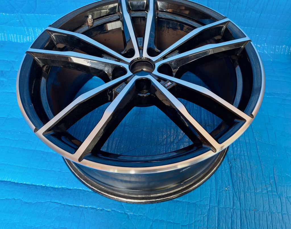 1x Alufelge 19 Zoll 8.0" 5x112 27ET Glanz Schwarz 8089892 BMW 3 G21 G20 FEL5299147421my
