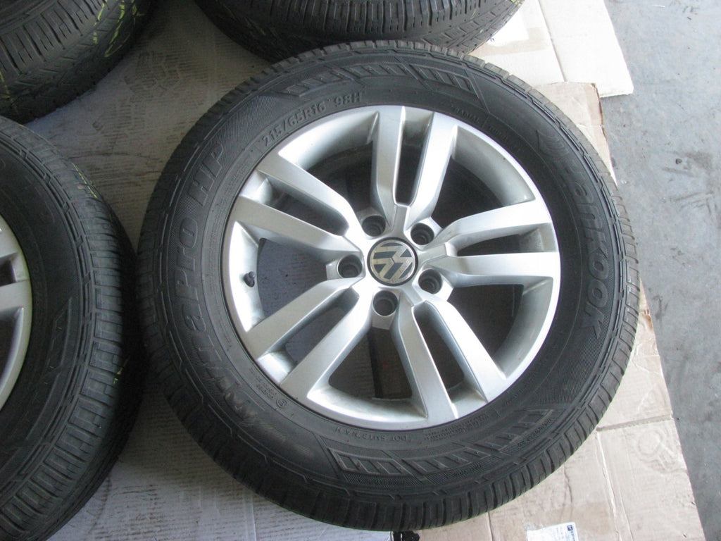 4x Alufelge 16 Zoll 6.5" 5x112 33ET Silber 5N0601025R VW I Rim Wheel FEL8318439731hc