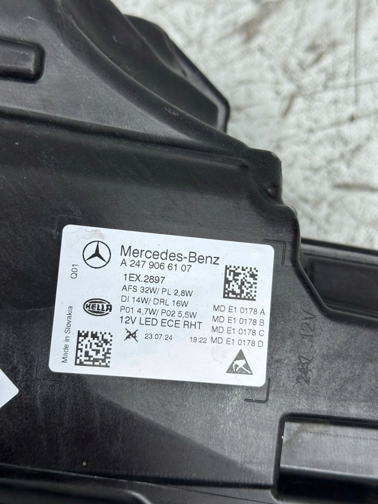 Frontscheinwerfer Mercedes-Benz W247 A2479066107 Links Scheinwerfer Headlight SCH8654783682zp