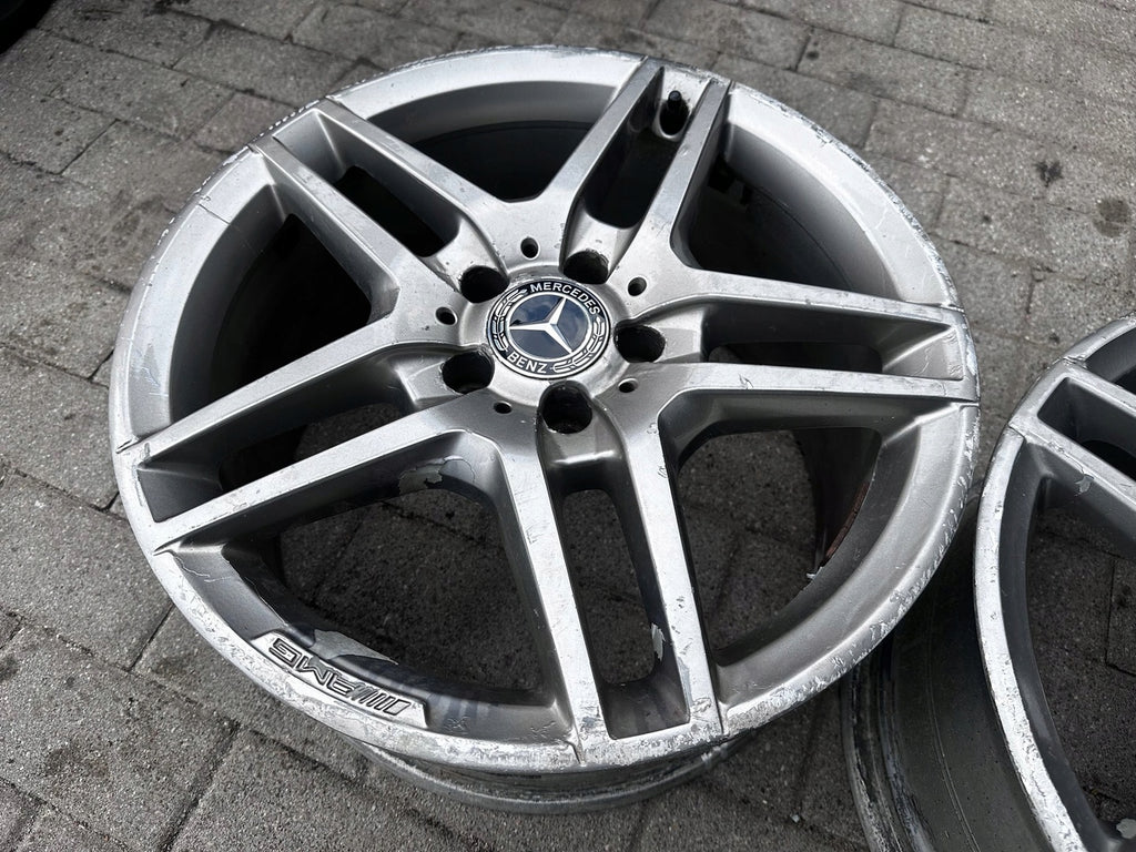 1x Alufelge 18 Zoll 9.0" 5x112 54ET Glanz Graphit A2124010400 Mercedes-Benz W212