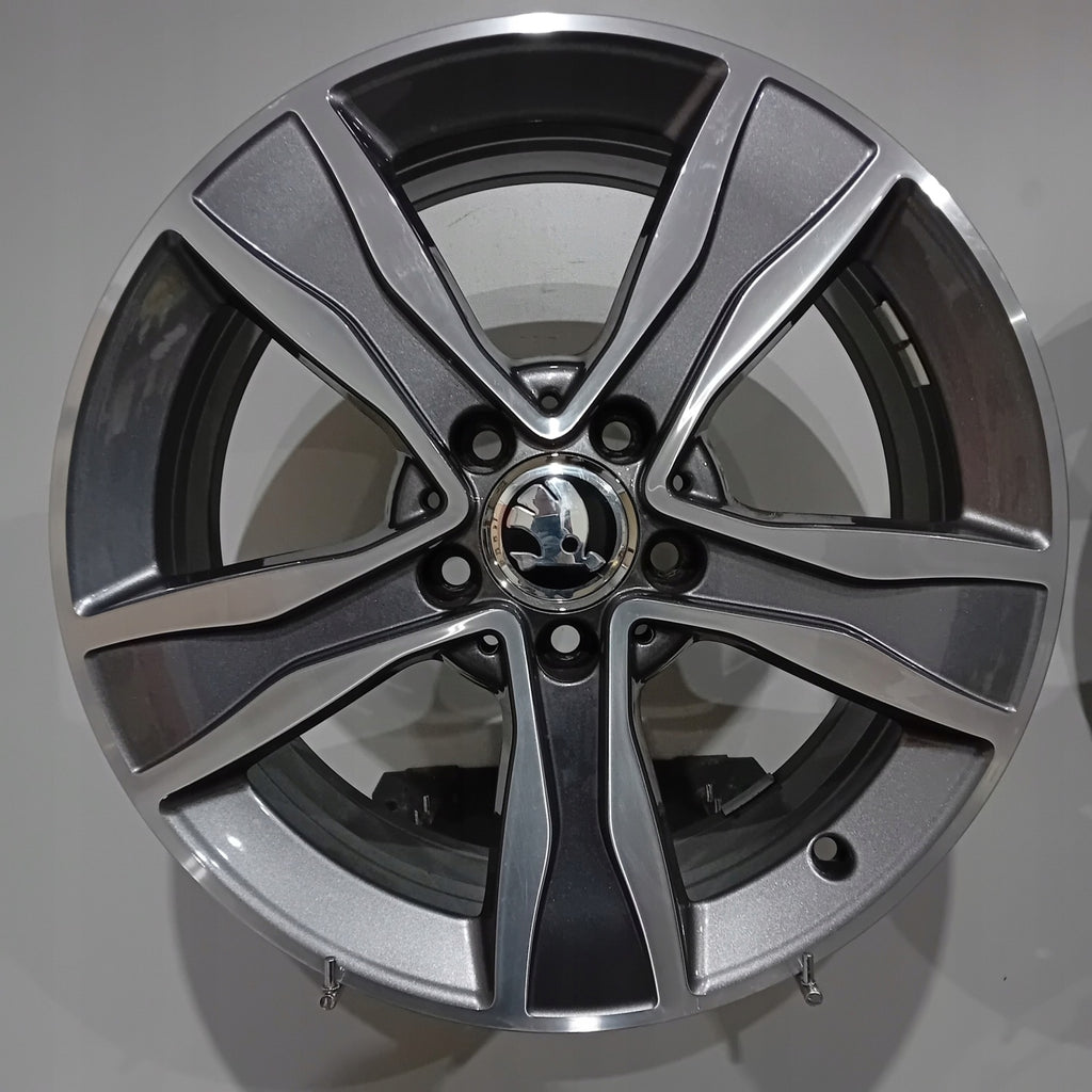 4x Alufelge 17 Zoll 7.0" 5x112 48 5ET Glanz A2054010800 Mercedes-Benz Superb I FEL5651466239tz