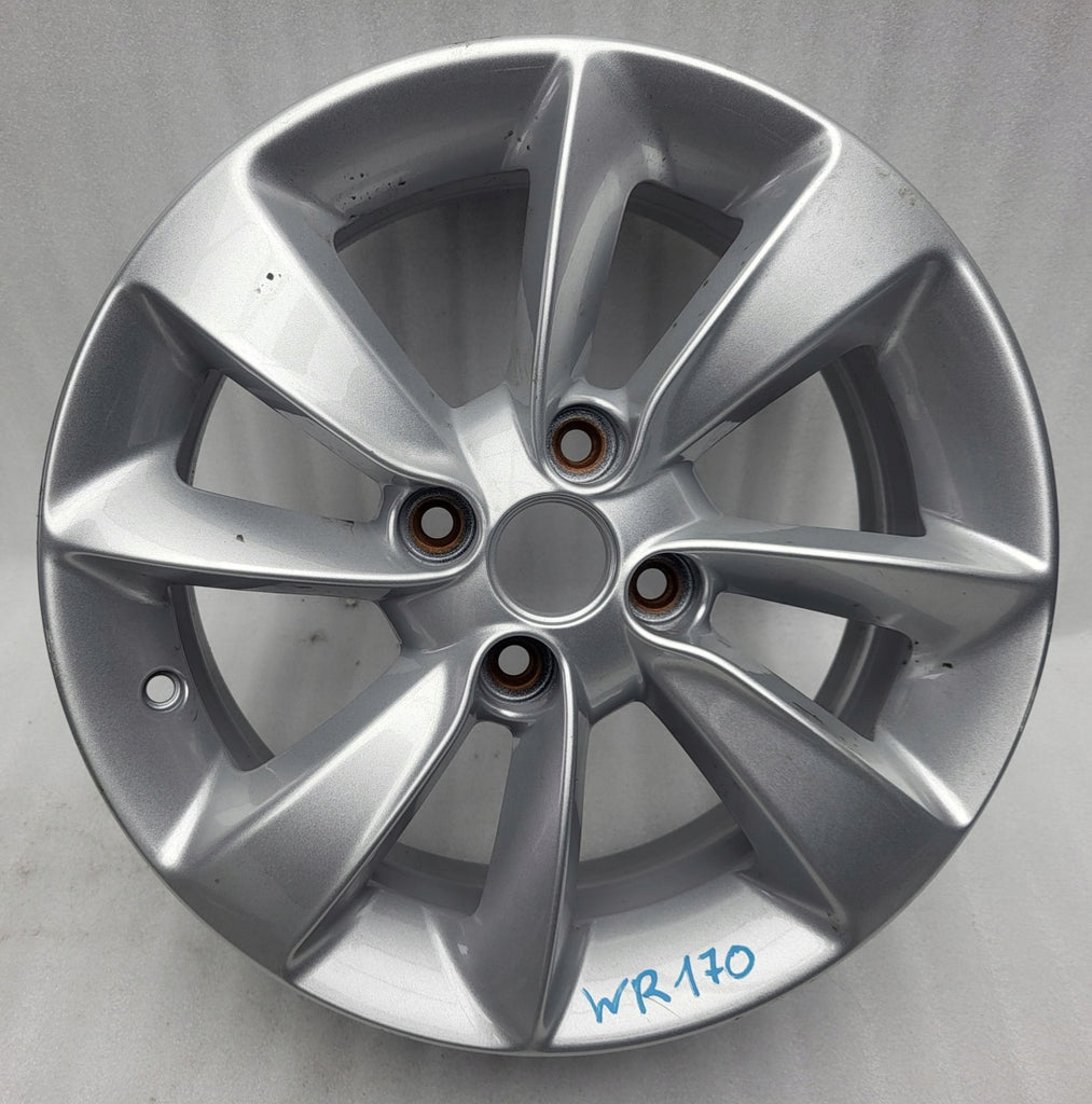 1x Alufelge 15 Zoll 6.0" 4x100 39ET Glanz Silber Opel Corsa Rim Wheel FEL3479863143pa