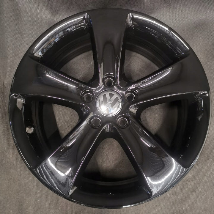 4x Alufelge 17 Zoll 6.5" 5x112 39ET Glanz Silber 3C8601025F VW Scirocco Passat FEL9895278420ez