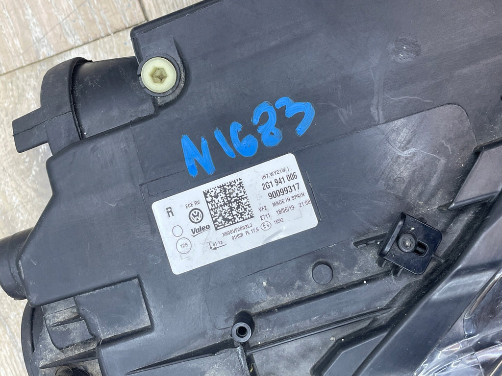 Frontscheinwerfer VW Polo 2G1941006C 90099317 Full LED Rechts Headlight SCH2666419177tb