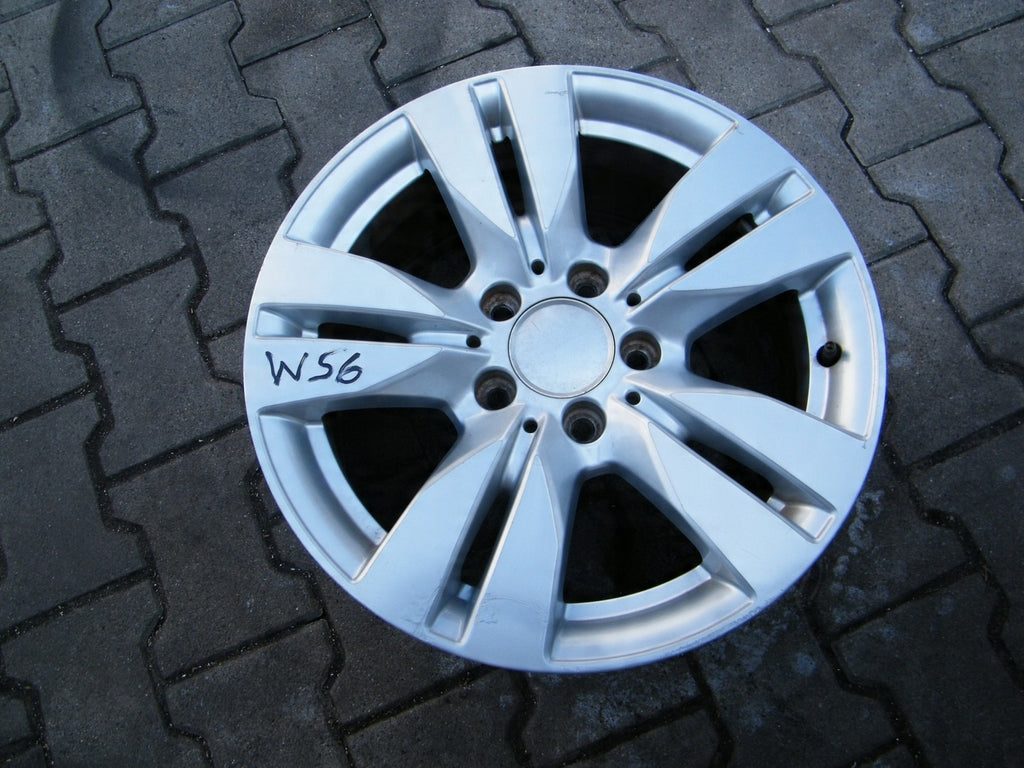 1x Alufelge 16 Zoll 8.0" 5x112 46ET Glanz Silber A2464010502 Mercedes-Benz