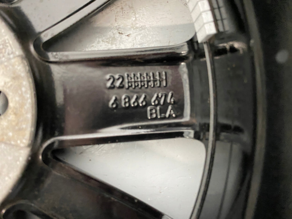 1x Alufelge 16 Zoll 5.5" 5x112 46ET Glanz Schwarz 6866674 Mini F57 F56 F55 FEL1354164620ur