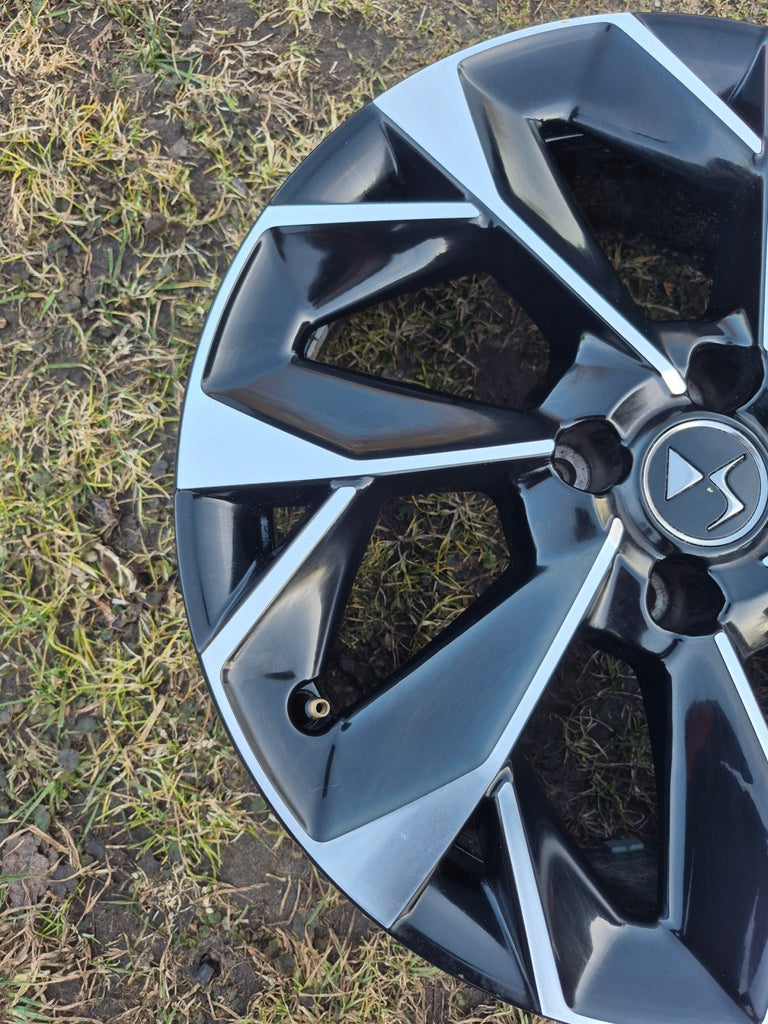 1x Alufelge 18 Zoll 7.0" 4x108 35ET Glanz Schwarz 9830576180 Citroën I Rim Wheel FEL6226242383km