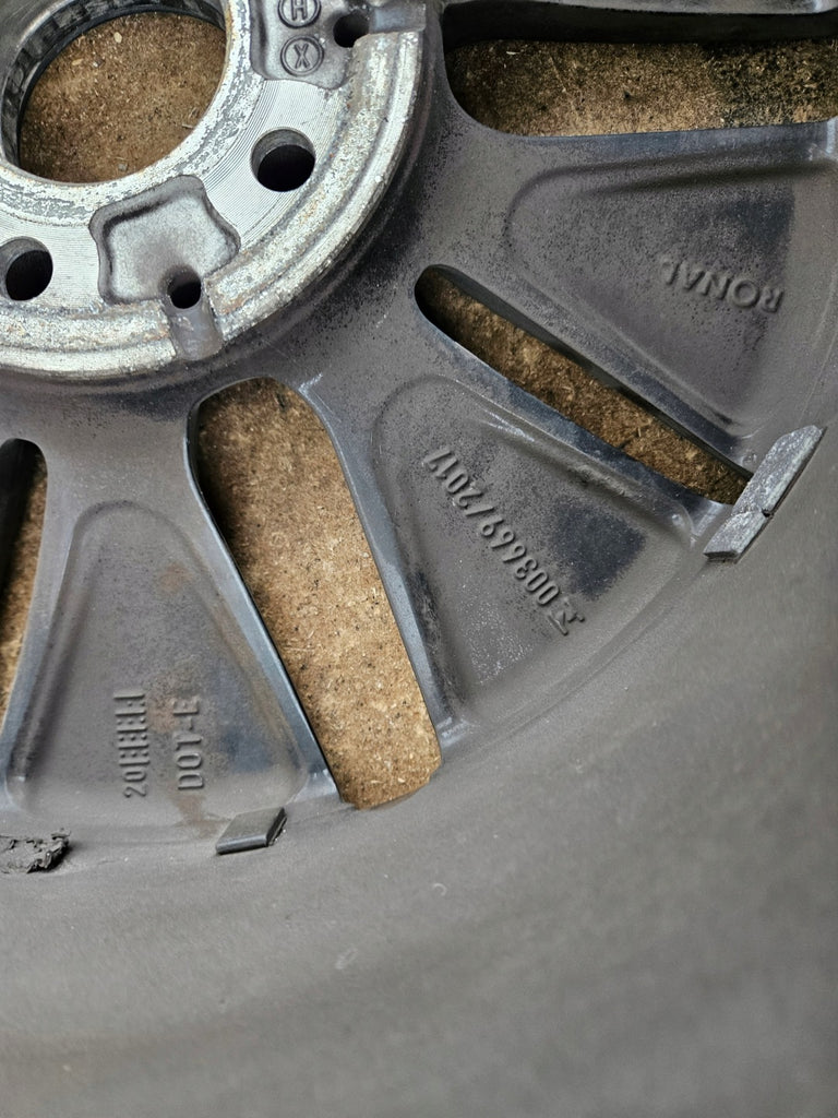 1x Alufelge 17 Zoll 6.5" 5x112 44ET Matt Schwarz A1774011000 Mercedes-Benz W177 FEL8353860217lf