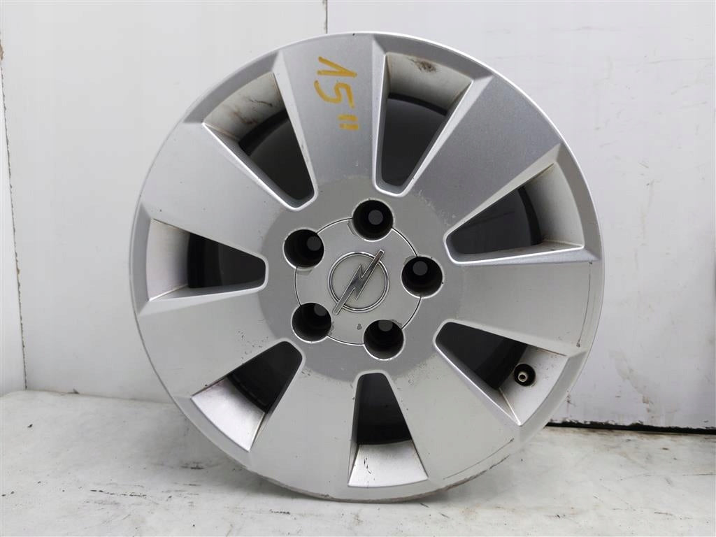 4x Alufelge 15 Zoll 6.0" 5x110 Matt Silber 13157780 Opel Astra H Meriva FEL9173885444xh