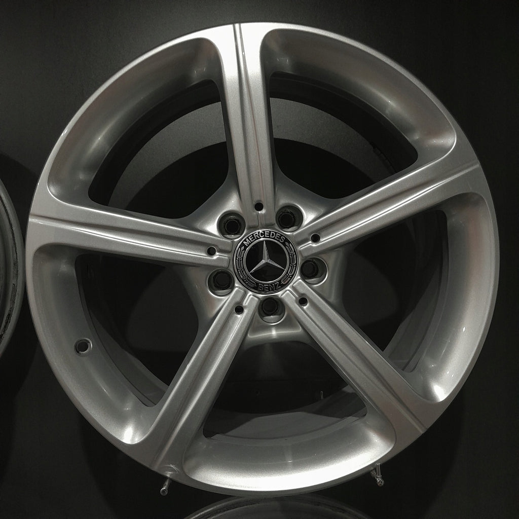 4x Alufelge 19 Zoll 8.0" 5x112 33ET Glanz Schwarz A2574011000 Mercedes-Benz Cls FEL9375209094sp