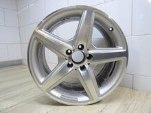Load image into Gallery viewer, 1x Alufelge 18 Zoll 9.5&quot; 5x112 48ET Glanz Silber A2184011502 Mercedes-Benz Cls