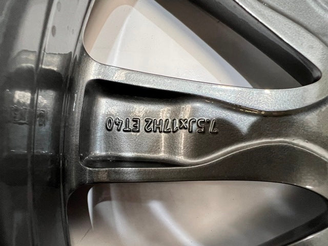 4x Alufelge 17 Zoll 7.5" 5x112 A2134011300 Mercedes-Benz W213 Rim Wheel FEL4540386257bl