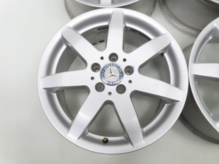 4x Alufelge 17 Zoll 7.5" 5x112 47 5ET Silber A2044015902 Mercedes-Benz W204 FEL7227578457cy