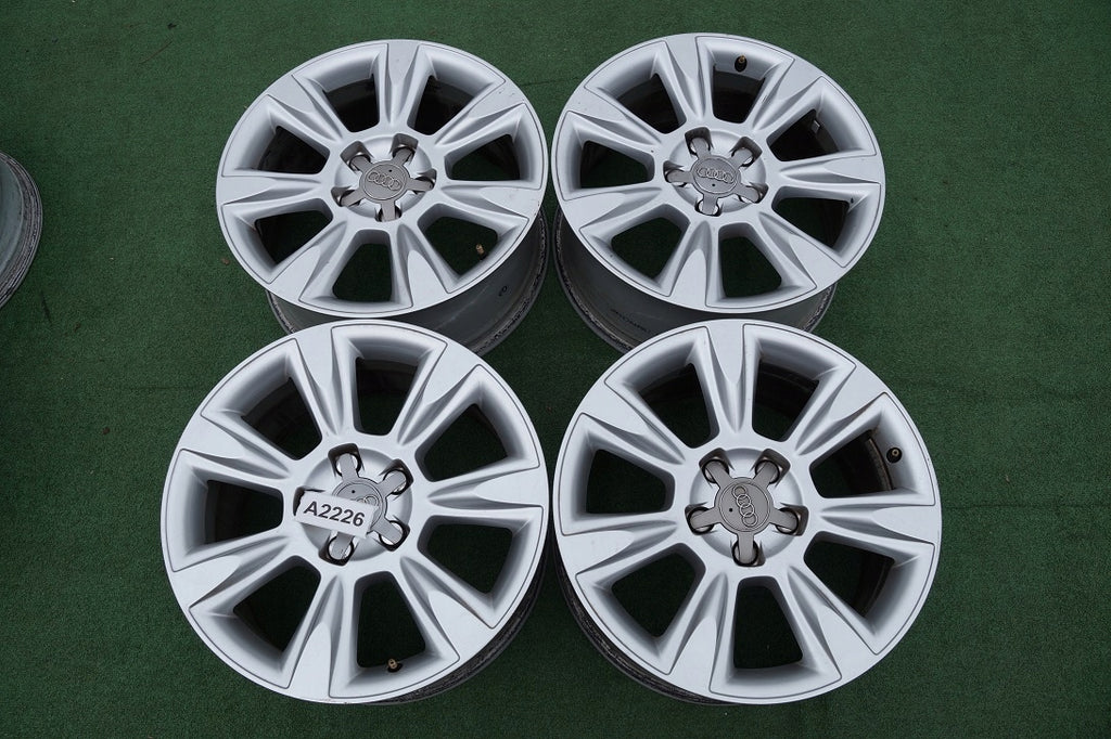 4x Alufelge 17 Zoll 8.0" 5x112 26ET Glanz Silber 8K0601025BL Audi A4 B8 FEL5298625865te