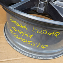 Load image into Gallery viewer, 1x Alufelge 20 Zoll 8.0" 5x112 41ET Glanz Schwarz 565601025Q Skoda Kodiaq FEL2247630037mb