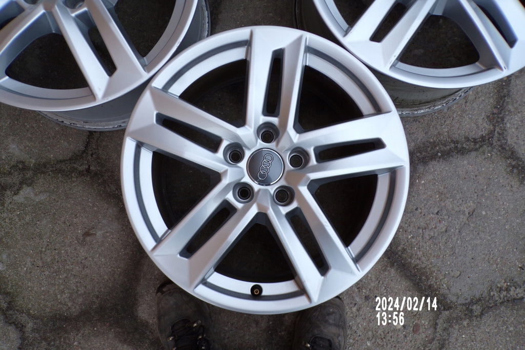 4x Alufelge 17 Zoll 7.0" 5x112 42ET Glanz Silber 8W0601025 Audi A4 Rim Wheel FEL1569844039fb