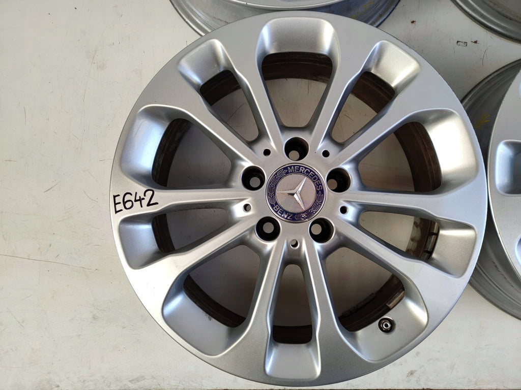 4x Alufelge 17 Zoll 6.5" 5x112 38ET Glanz Silber A1564011700 Mercedes-Benz X156 FEL5249248083up