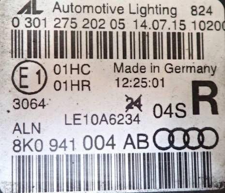 Frontscheinwerfer Audi A4 8K0941004AB Rechts Scheinwerfer Headlight SCH8564594383dc