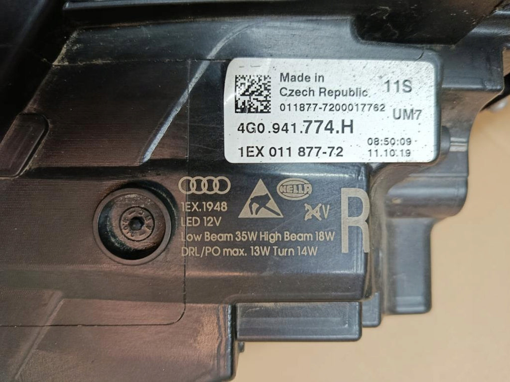 Frontscheinwerfer Audi A6 C7 4G0941774H Full LED Rechts Scheinwerfer Headlight SCH6561840711ij