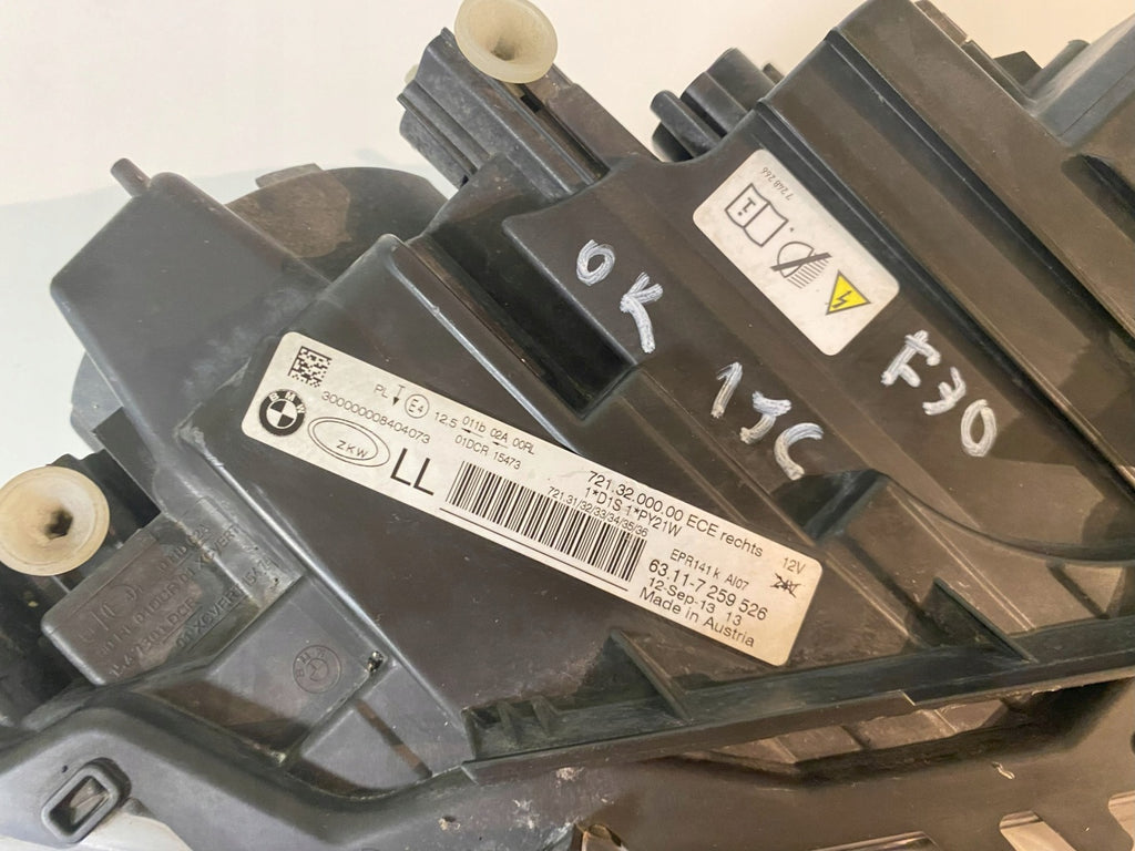Frontscheinwerfer BMW F30 7259526 Xenon Rechts Scheinwerfer Headlight SCH2103505582ra