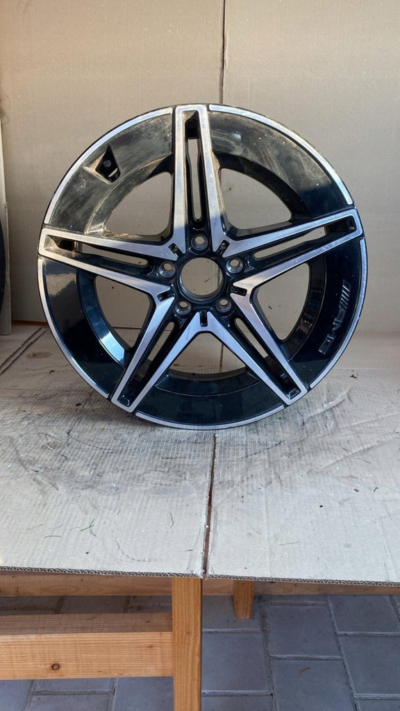 1x Alufelge 18 Zoll 7.5" 5x112 40ET Glanz Schwarz A2064017600 Mercedes-Benz W206 FEL6415992198eh
