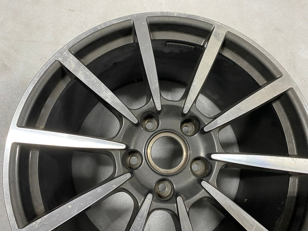 1x Alufelge 20 Zoll 11.5" 5x130 76ET Glanz Grau 99136276104 Mg 911 Carrera