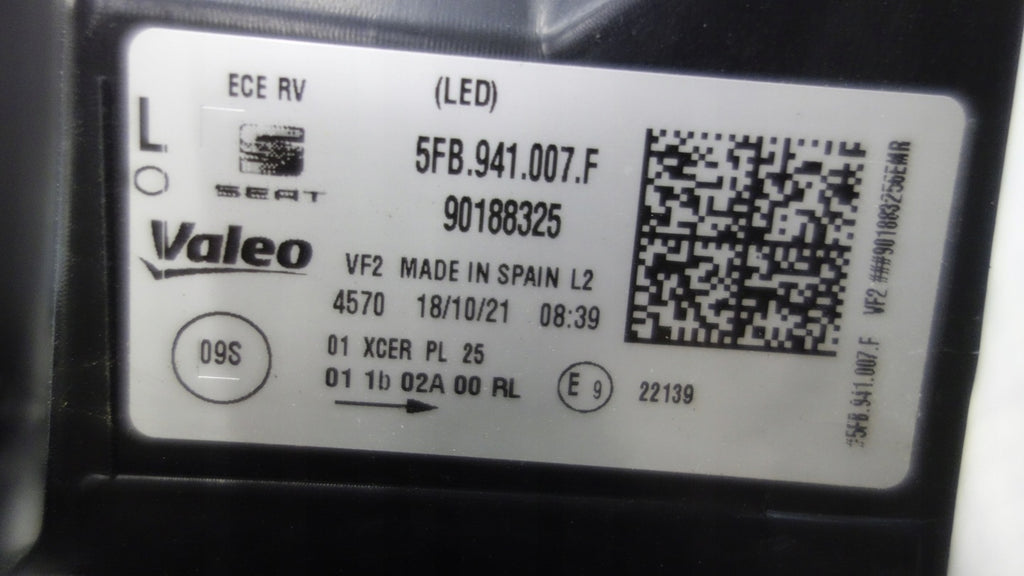 Frontscheinwerfer Seat Leon 5FB941007F LED Links Scheinwerfer Headlight