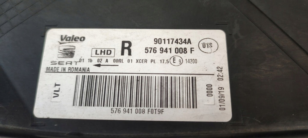 Frontscheinwerfer Seat Ateca 576941008F LED Rechts Scheinwerfer Headlight SCH8071652124zb