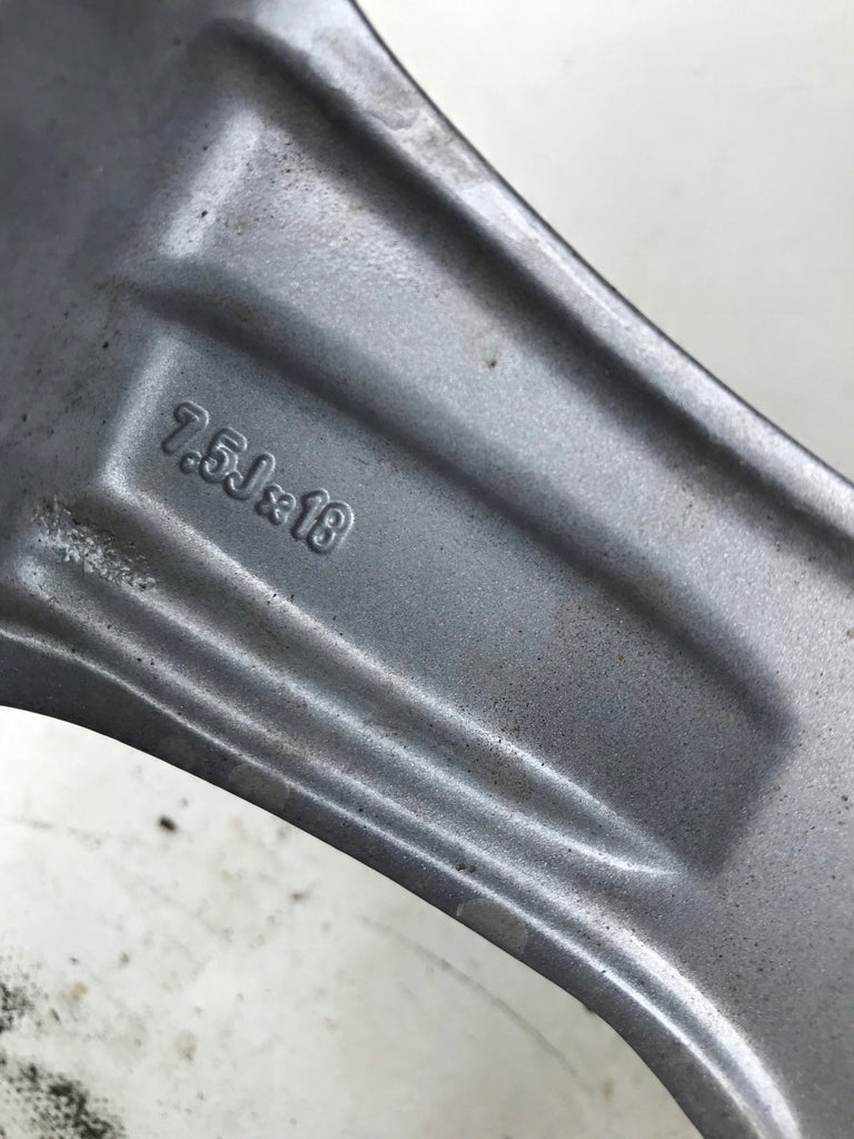 1x Alufelge 18 Zoll 7.5" 5x108 49ET Peugeot Rim Wheel