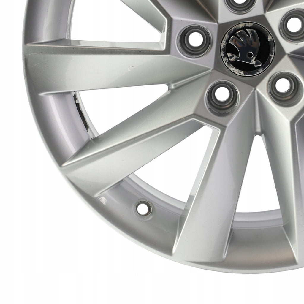 1x Alufelge 17 Zoll 7.0" 5x112 40ET 3V0601025C Skoda Superb Rim Wheel FEL1018218704mt