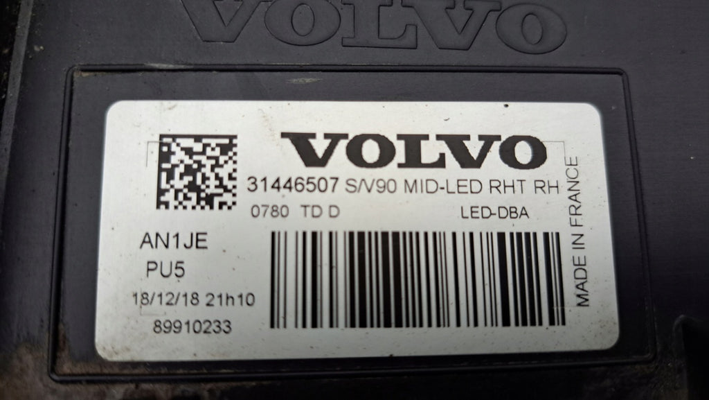 Frontscheinwerfer Volvo S90 V90 31446507 LED Rechts Scheinwerfer Headlight SCH9300728402wc